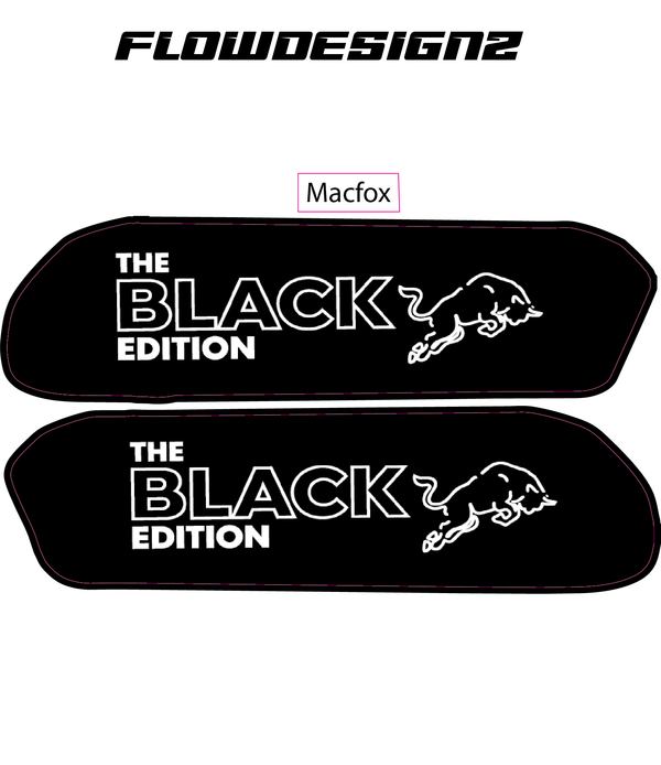 Macfox battery decal