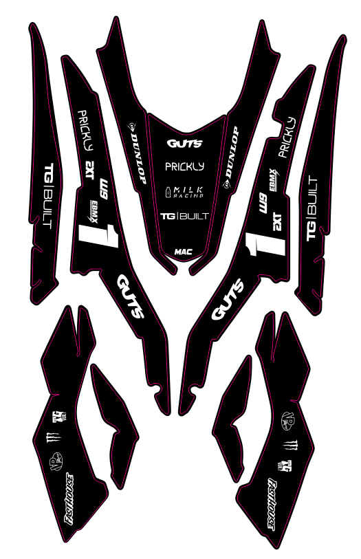 Pre-designed Sur-Ron Ultra Bee graphic kit