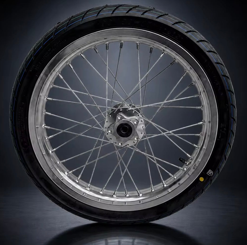 Surron lbx chrome supermoto wheel set