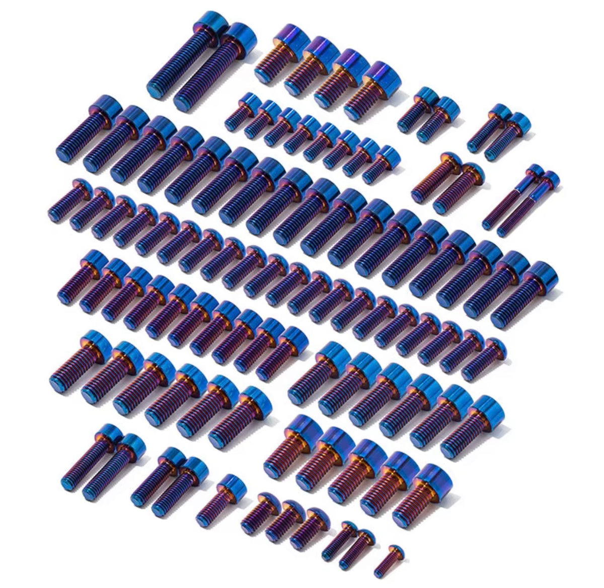 ETM RTR lite/sport full titanium bolt kit
