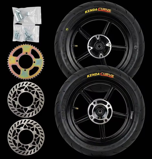 Supermoto wheel set for tuttio/yozma/razor