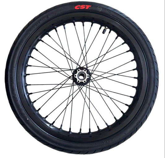 Surron lbx black supermoto wheel set