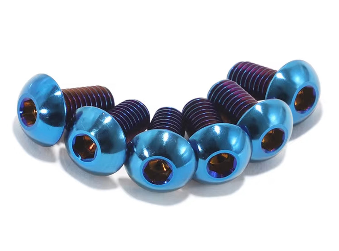 Titanium tuttio motor cover bolts
