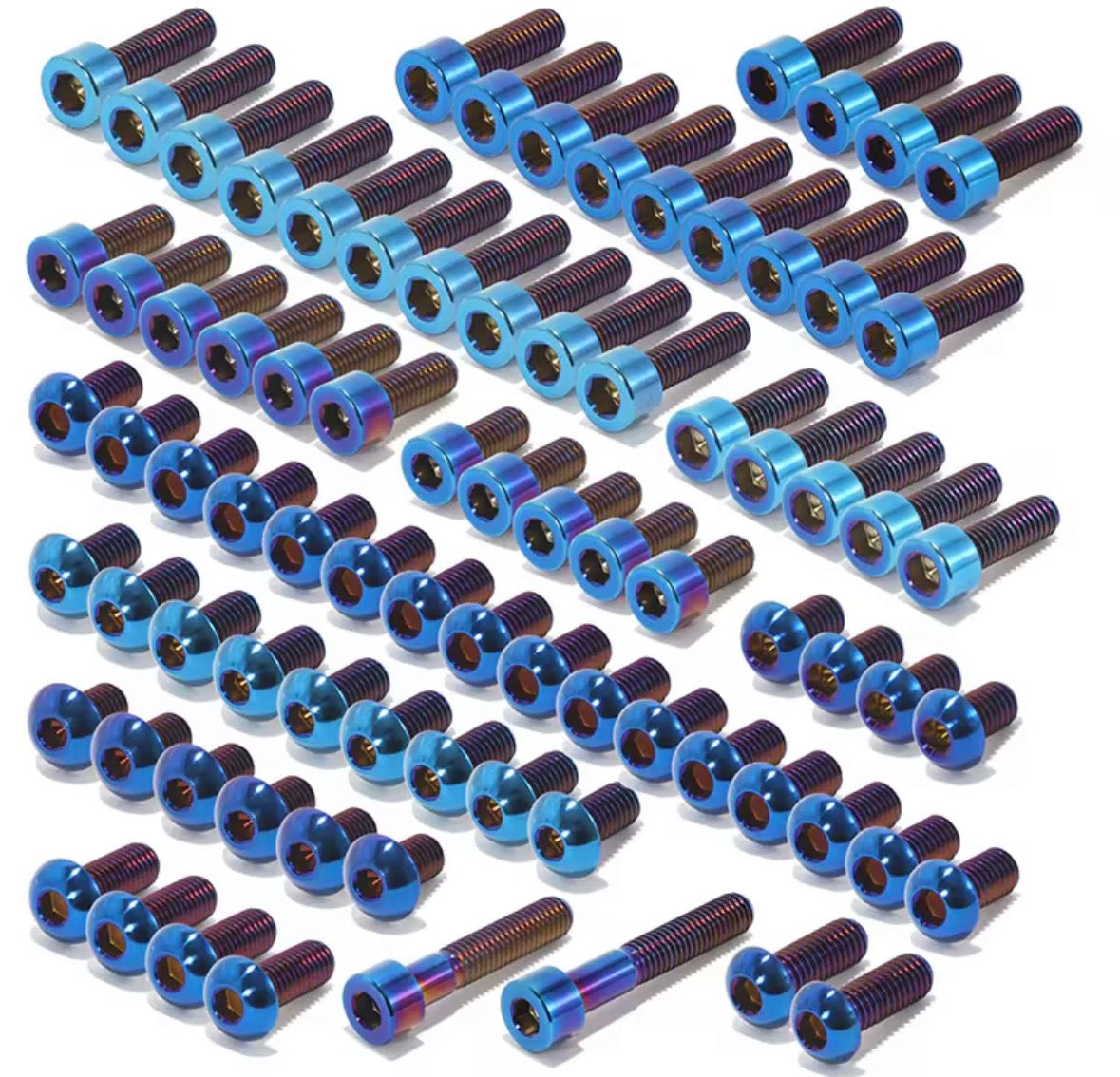 Surron lbx full titanium bolt kit