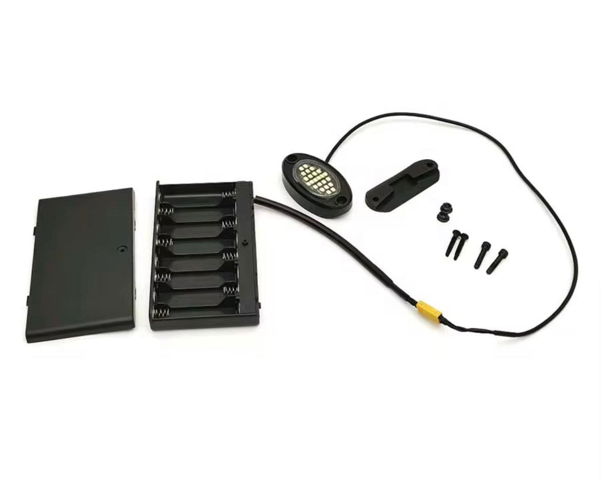 Battery powered rock light
