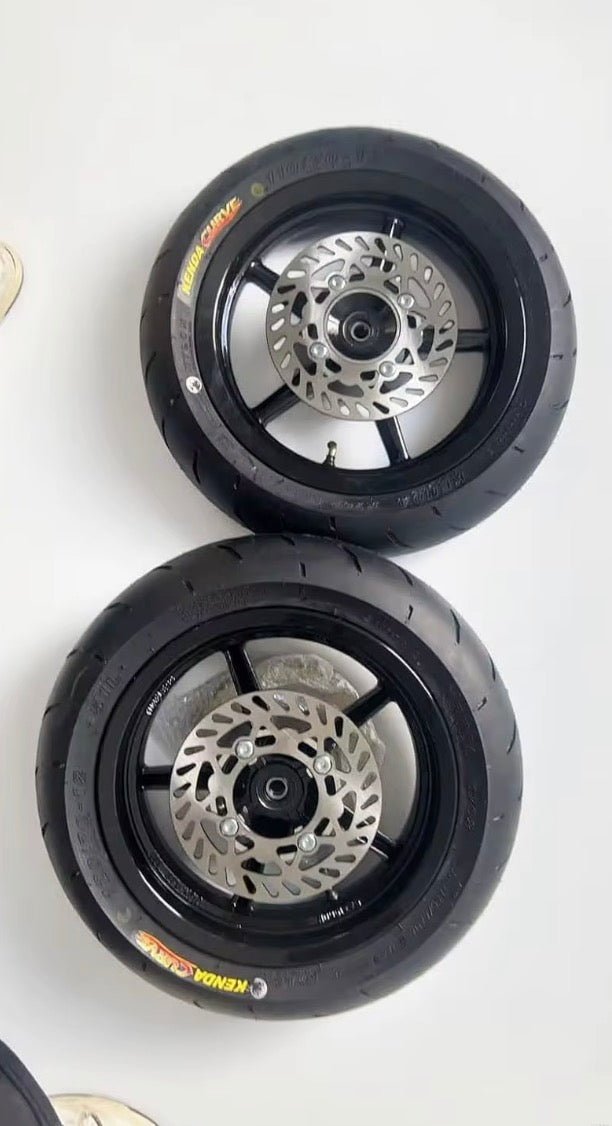 Supermoto wheel set for tuttio/yozma/razor