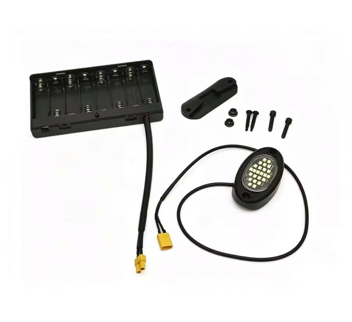 Battery powered rock light