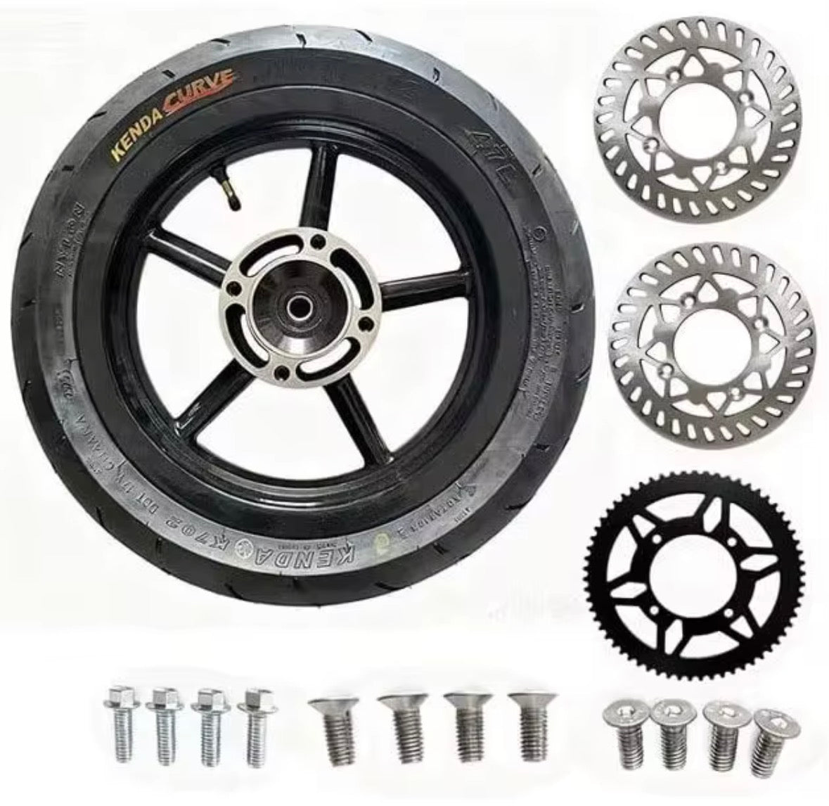Supermoto wheel set for tuttio/yozma/razor