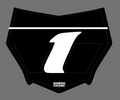 Black Motocutz Vented Plate