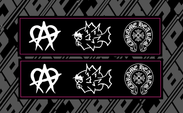 Tuttio and Yozma swingarm decals, 2 pack